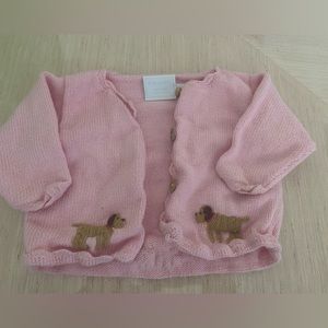 Little English Puppy Cardigan